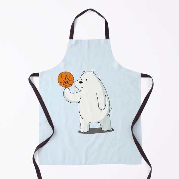 Item preview, We bare bears Ice bear Basketball Finger Spin designed and sold by Karamram Studio.