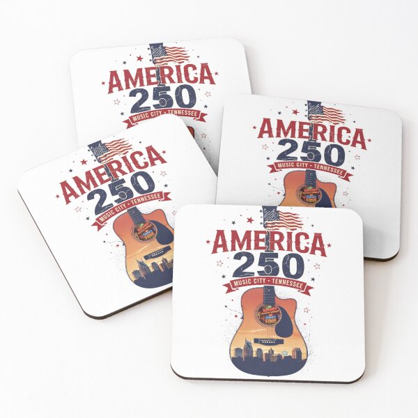 Item preview, America 250 Nashville Tennessee Music City Semiquincentennial 1776 - 2026 Guitar Flag v4 designed and sold by DarylWelsh2024.