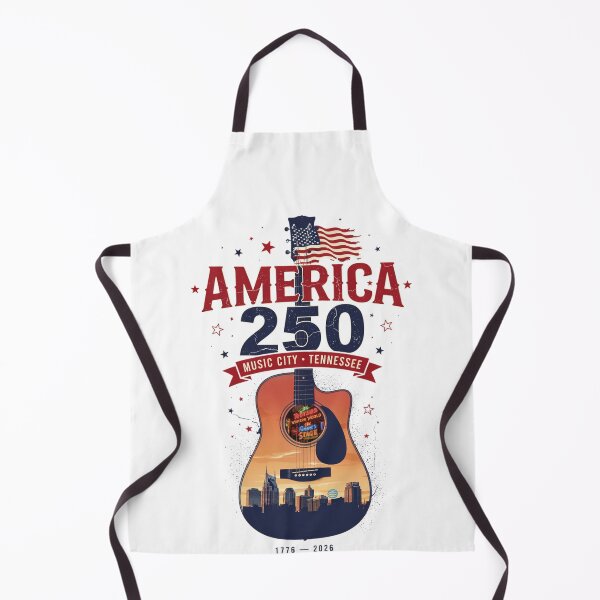 Item preview, America 250 Nashville Tennessee Music City Semiquincentennial 1776 - 2026 Guitar Flag v4 designed and sold by DarylWelsh2024.