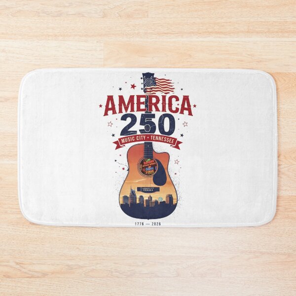 Item preview, America 250 Nashville Tennessee Music City Semiquincentennial 1776 - 2026 Guitar Flag v4 designed and sold by DarylWelsh2024.