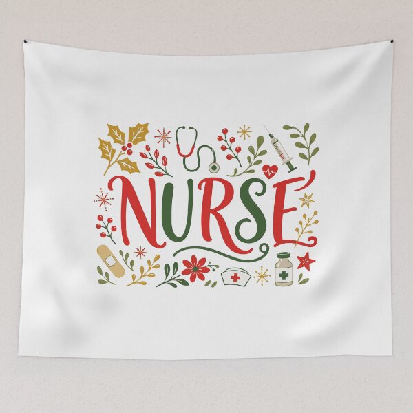 Artikelvorschau, Krankenschwester Weihnachten entworfen und verkauft von YNELENT.