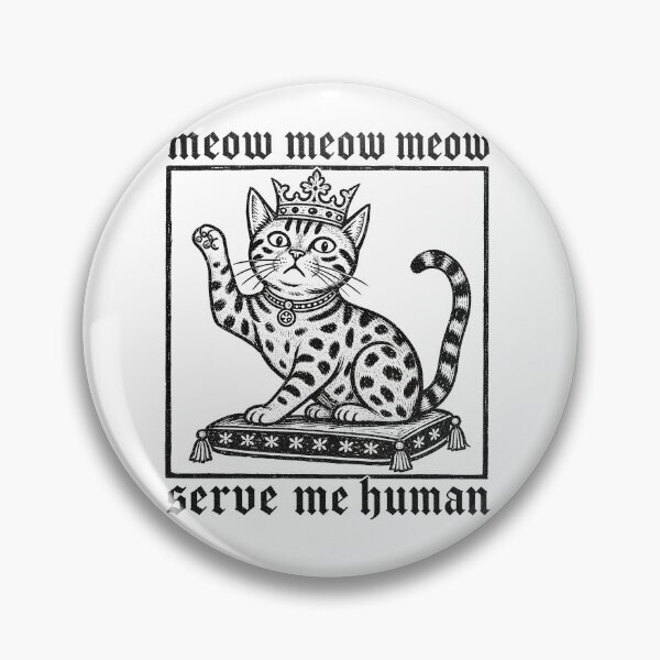 Artikelvorschau, Serve Me Human – Gotische König Bengal Katze entworfen und verkauft von Bengoer18.
