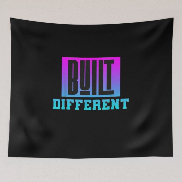 Item preview, I'm Just Built Different Vintage Retro Quote | Funny Motivational Graphic designed and sold by Gbriel3.