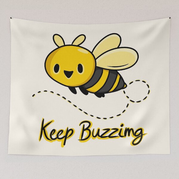 Item preview, Keep Buzzing Bee designed and sold by Phyllya Design.