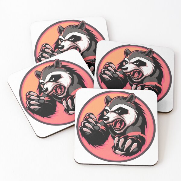 Item preview,  Fearless Honey Badger Mascot | Bold Wildlife Graphic Design designed and sold by chopenambrewano.