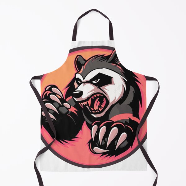 Item preview,  Fearless Honey Badger Mascot | Bold Wildlife Graphic Design designed and sold by chopenambrewano.