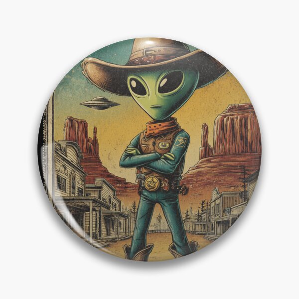 Item preview, Cowboy Alien designed and sold by TacoTruck Shop.