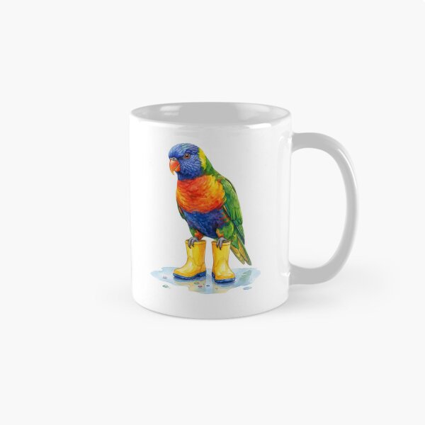 Item preview, Rainbow Lorikeet Boots designed and sold by Roy & Tiffany.