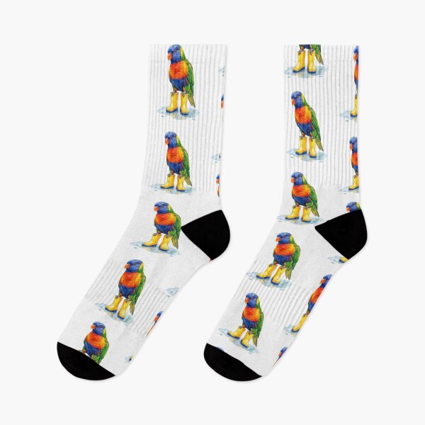 Item preview, Rainbow Lorikeet Boots designed and sold by Roy & Tiffany.