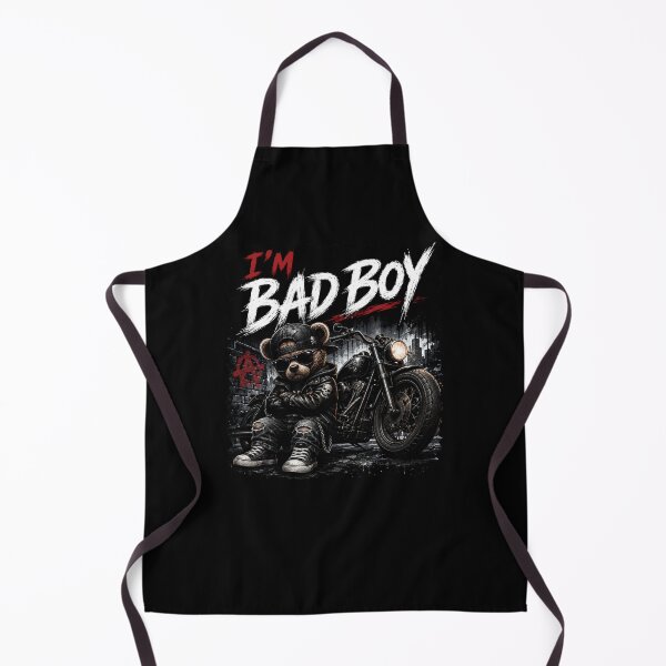 Item preview, I'm Bad Boy Cool Biker Bear Motorcycle Streetwear T-Shirt designed and sold by SVALANART.