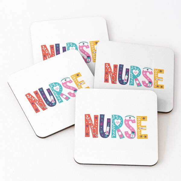 Item preview, NURSE colorful lettering designed and sold by YNELENT.