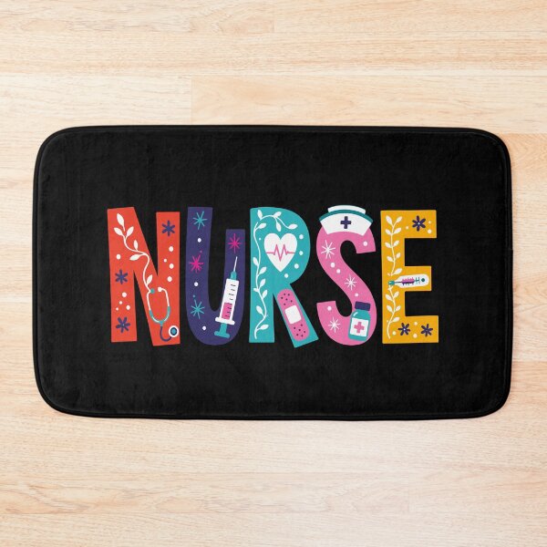 Item preview, NURSE colorful lettering designed and sold by YNELENT.