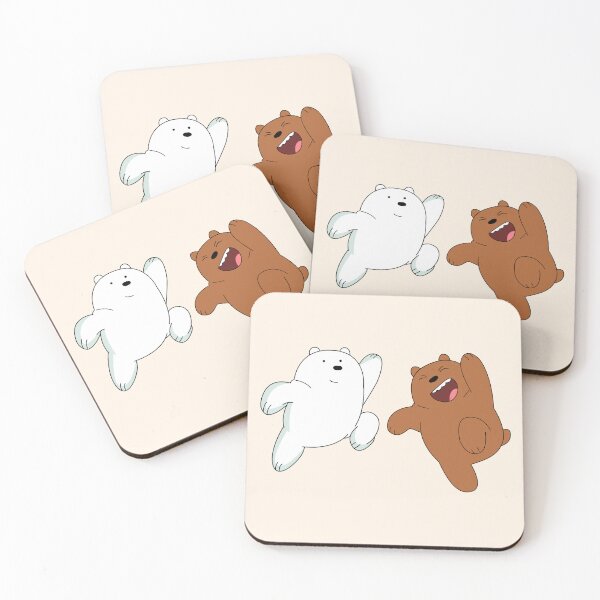 Item preview, We Bare Bears Ice Bear & Grizzly Bear designed and sold by Karamram Studio.