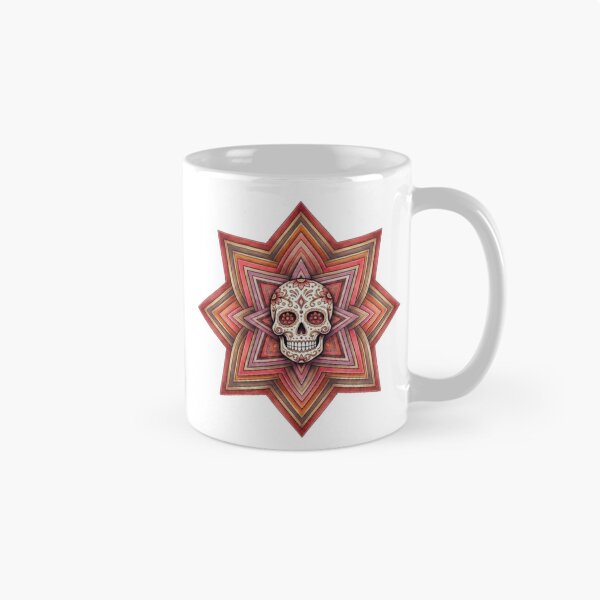 Item preview, Sugar Skull Mandala Star designed and sold by Dancingrabbit Studio.