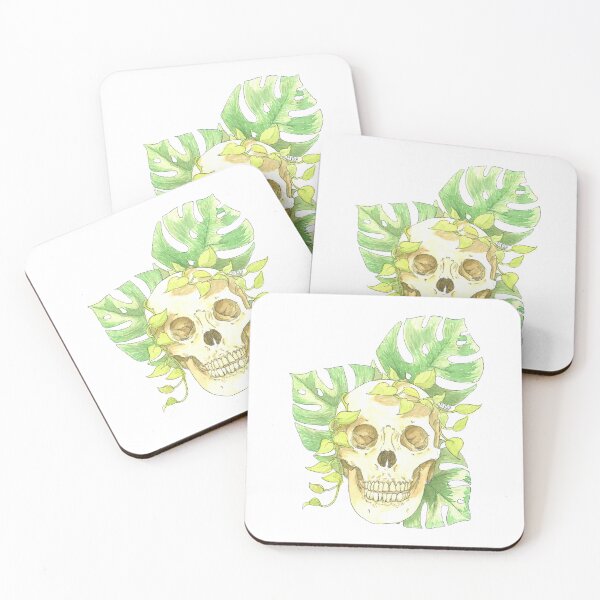 Item preview, Monstera Memento Mori designed and sold by pseudosiren.