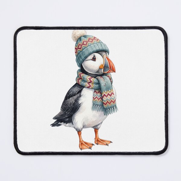 Item preview, Cozy Puffin Beanie Scarf designed and sold by Roy & Tiffany.