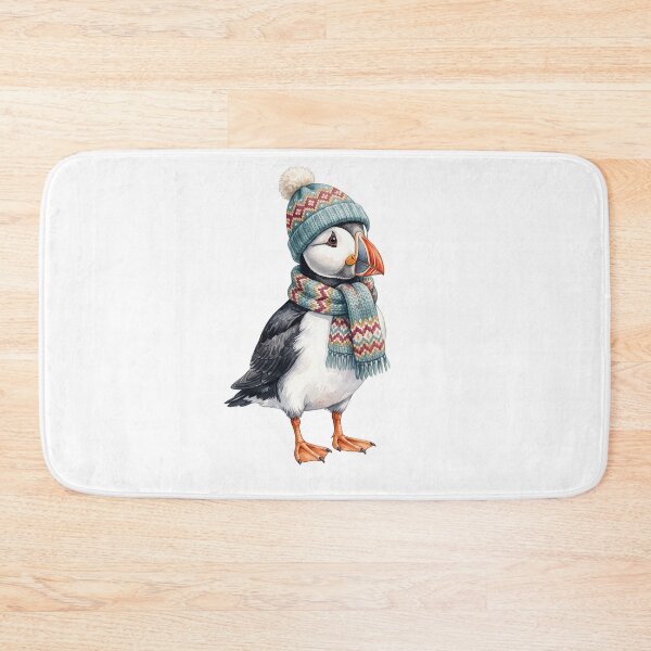 Item preview, Cozy Puffin Beanie Scarf designed and sold by Roy & Tiffany.