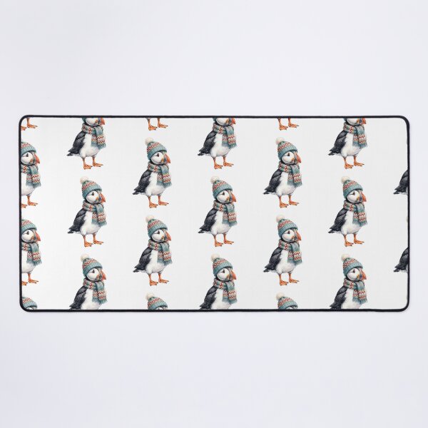 Item preview, Cozy Puffin Beanie Scarf designed and sold by Roy & Tiffany.