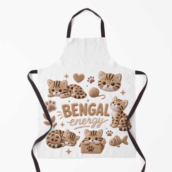 Item preview, Bengal Energy – Cute 3D Velvet Cats designed and sold by Bengoer18.