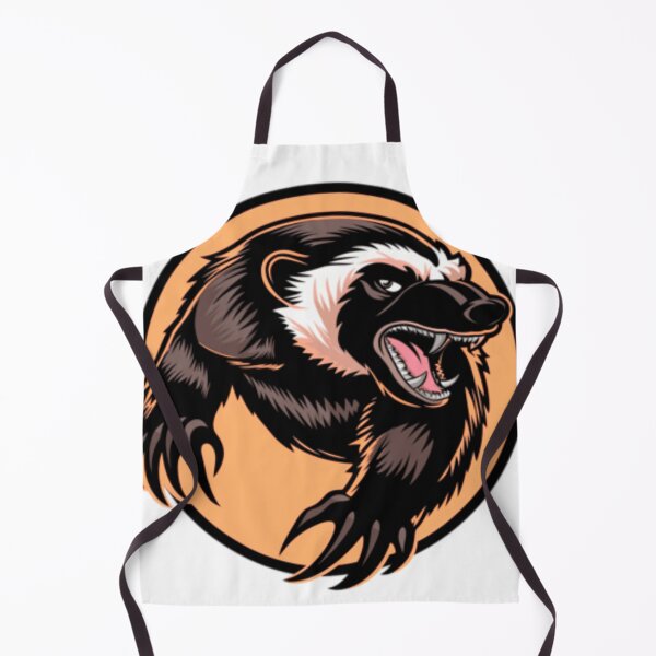 Item preview, Fearless Honey Badger Mascot | Bold Wildlife Graphic Design designed and sold by chopenambrewano.