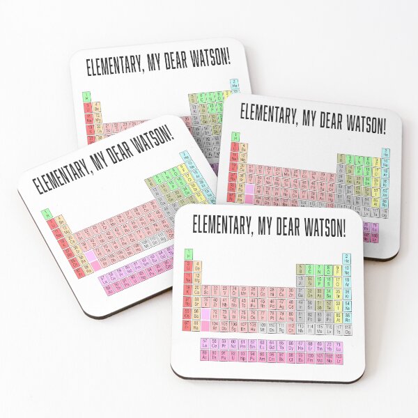 Item preview, ELEMENTARY, MY DEAR WATSON! designed and sold by BIGPIX91011.