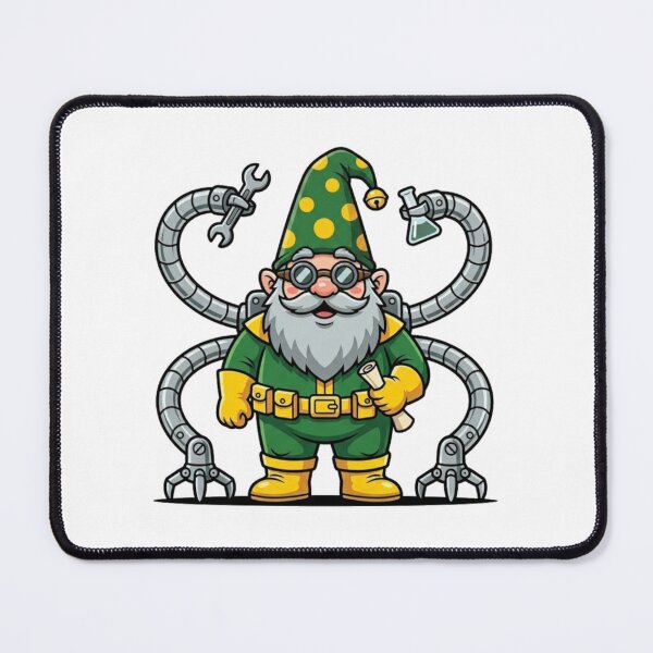 Item preview, Doctor Octopus Garden Gnome designed and sold by Bad-Decisions-Designs.