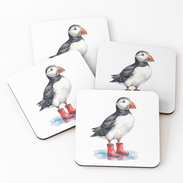 Item preview, Puffin Red Boots designed and sold by Roy & Tiffany.