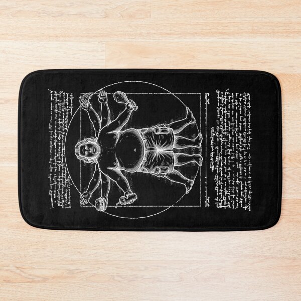Item preview, Fat Vitruvian Man Funny Dad Bod Da Vinci Father's Day designed and sold by GrandeDuc.