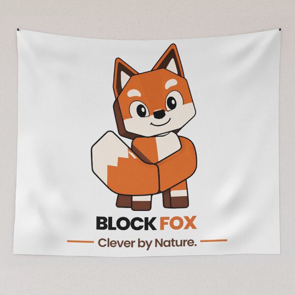 Item preview, Block Fox Built Chill designed and sold by DailyTrendFinds.