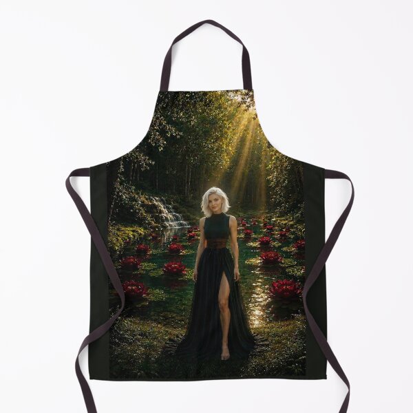 Item preview, Enchanted Forest Pond — Burgundy Lotus Aesthetic designed and sold by Vaelia.