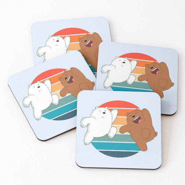Item preview, We Bare Bears Ice Bear & Grizzly Bear designed and sold by Karamram Studio.