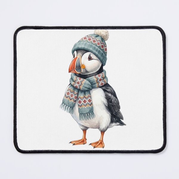 Item preview, Winter Puffin Beanie designed and sold by Roy & Tiffany.