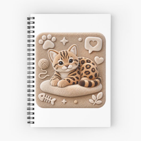 Item preview, Cozy Plush Bengal – Fluffy 3D Cat Patch designed and sold by Bengoer18.