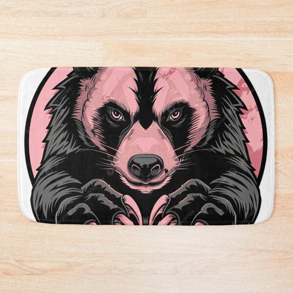 Item preview,  Fearless Honey Badger Mascot | Bold Wildlife Graphic Design designed and sold by chopenambrewano.