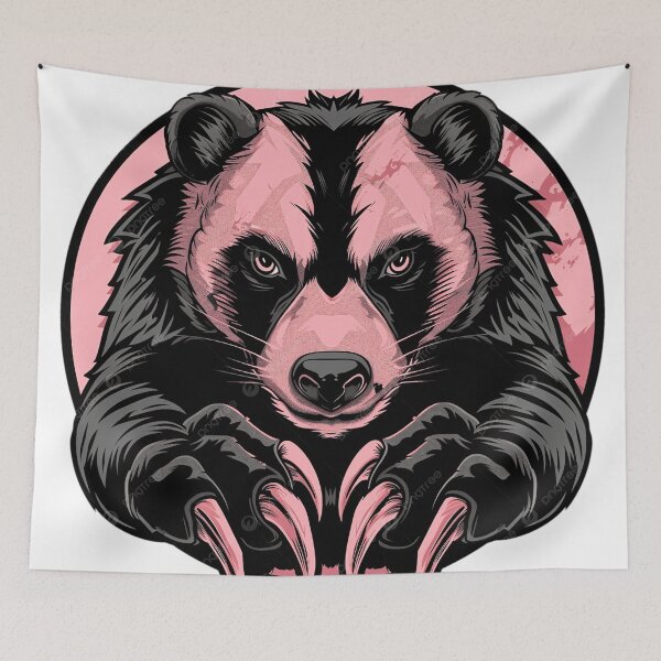 Item preview,  Fearless Honey Badger Mascot | Bold Wildlife Graphic Design designed and sold by chopenambrewano.