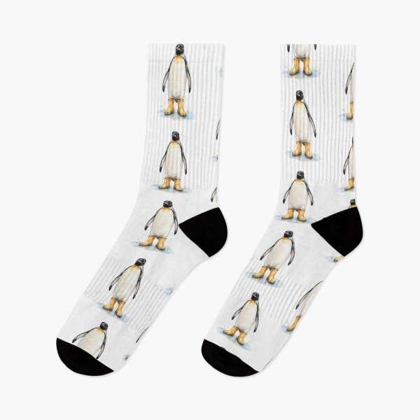 Item preview, Penguin Yellow Boots designed and sold by Roy & Tiffany.
