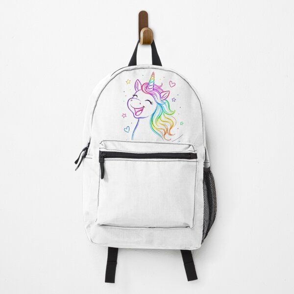 Item preview, Happy Rainbow Unicorn – Colorful Minimalist Line Art designed and sold by Sztyep88.