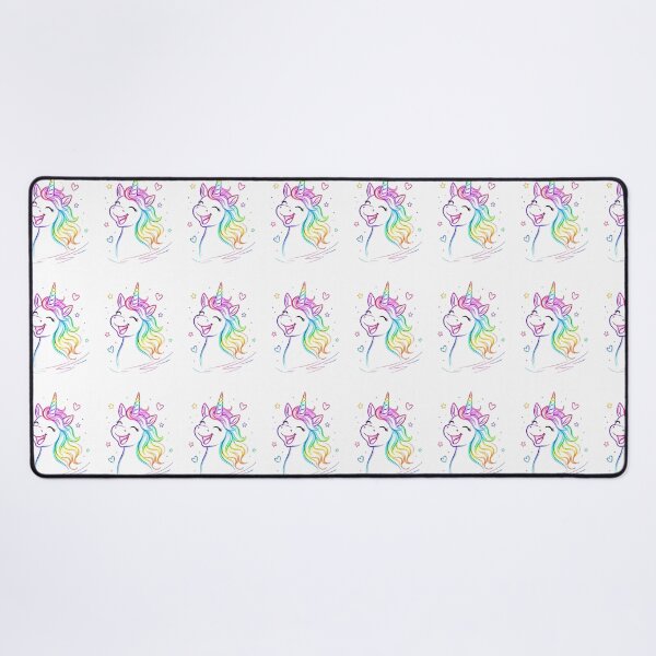 Item preview, Happy Rainbow Unicorn – Colorful Minimalist Line Art designed and sold by Sztyep88.