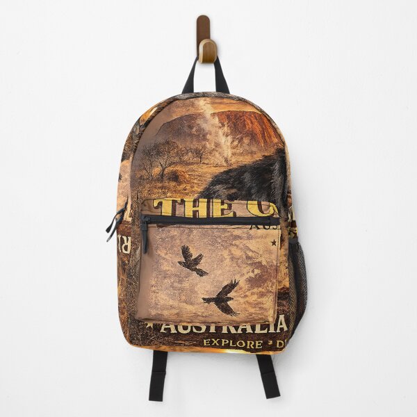 Item preview, Australian Shepherd Outback Australia Vintage Adventure Dogs™ Retro Travel Dog Design designed and sold by TeeVibeHaus.