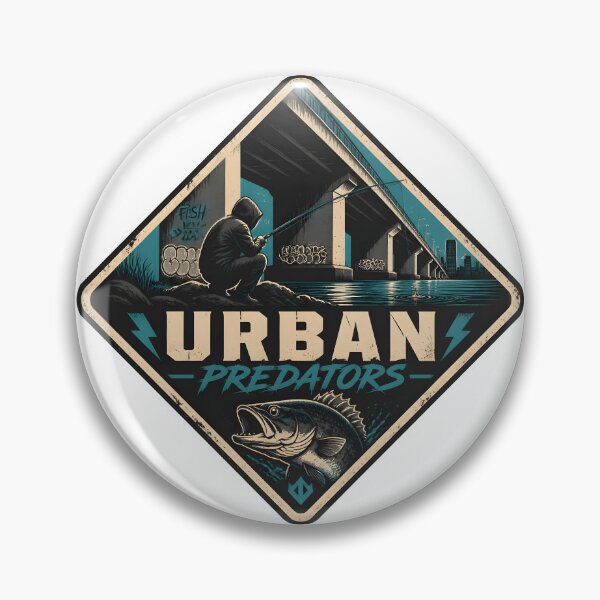 Item preview, Urban Predators Street Fishing - Vintage Diamond Angling Emblem designed and sold by ThirdShiftLab.