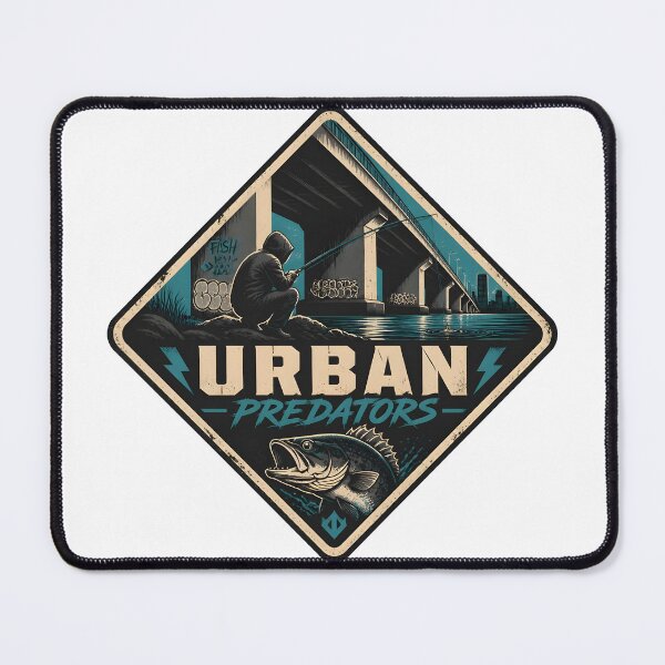 Item preview, Urban Predators Street Fishing - Vintage Diamond Angling Emblem designed and sold by ThirdShiftLab.
