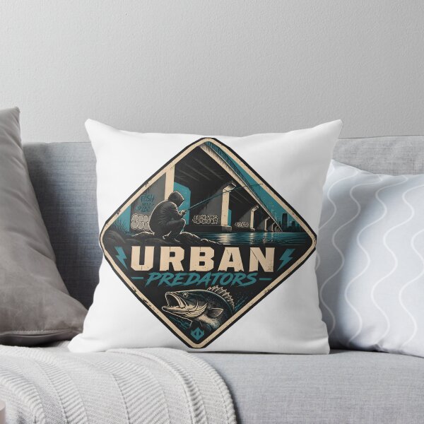 Item preview, Urban Predators Street Fishing - Vintage Diamond Angling Emblem designed and sold by ThirdShiftLab.