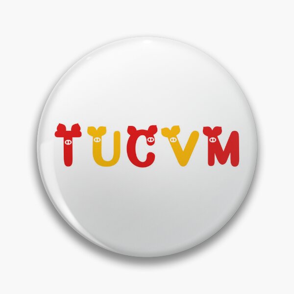 Item preview, TUCVM in pig font designed and sold by tayterrtot.