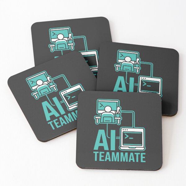 Item preview, AI Teammate Funny Programmer Gift Artificial Intelligence Developer Design designed and sold by Ixnor.