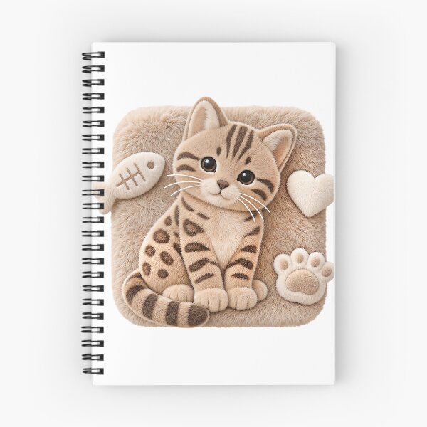 Item preview, Cute Plush Bengal Icon – 3D Velvet Cat Motif designed and sold by Bengoer18.