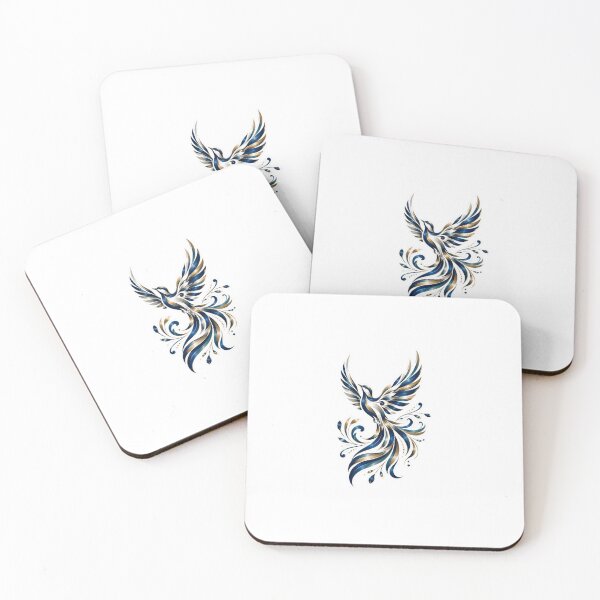 Item preview, Rising Phoenix Abstract Tribal Tattoo Art designed and sold by Arts Design 15.