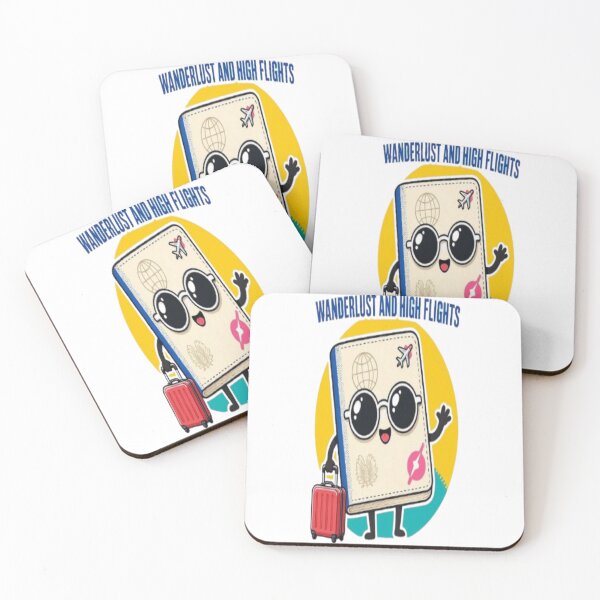 Item preview,  Wanderlust and High Flights Cute Passport designed and sold by EmilMarkt.