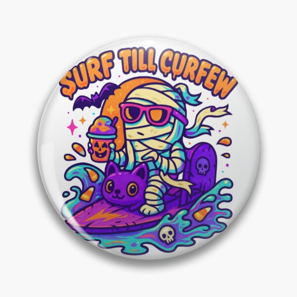 Item preview, Surf Till Curfew Summerween Mummy designed and sold by DustyCuriositie.