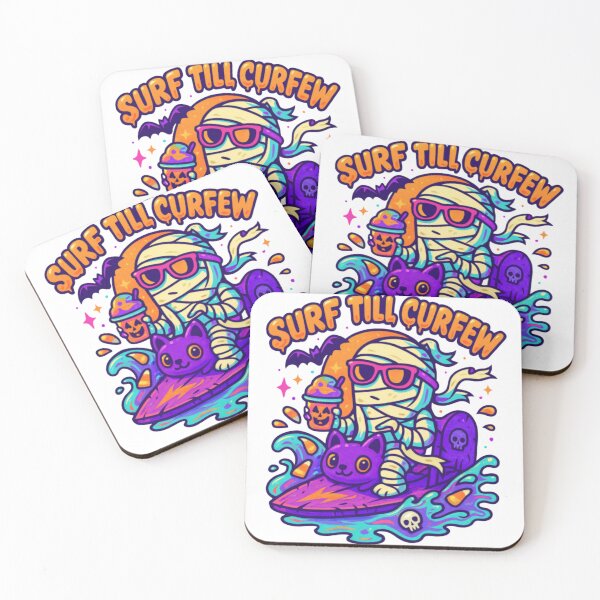 Item preview, Surf Till Curfew Summerween Mummy designed and sold by DustyCuriositie.