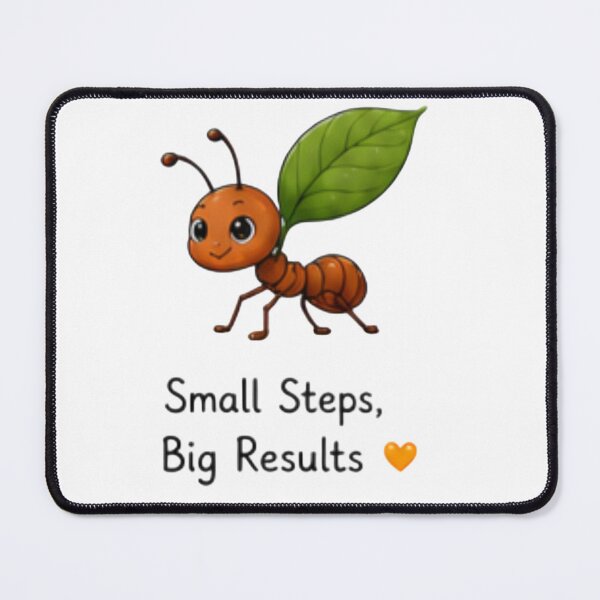 Item preview, Small Steps Big Results Cute Ant designed and sold by DailyDoodlesBySumbul.